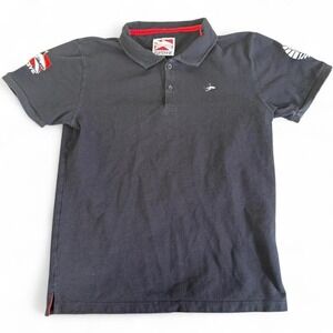 Top Dive black polo shirt with red accents